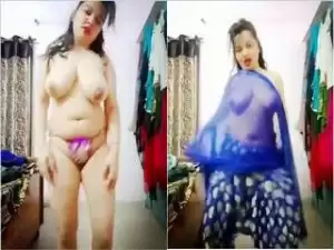 Today Exclusive- Sexy Desi Girl Showing Her Big Boob on Dance