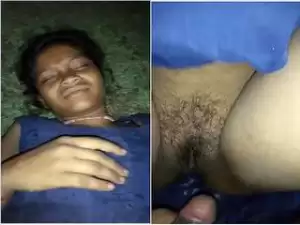 Today Exclusive-  Cute Look Desi Girl Outdoor Sex With Lover