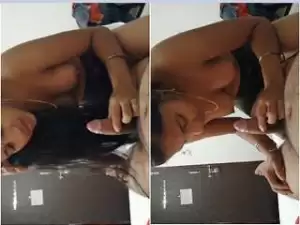 Today Exclusive- Hot Look Telugu Girl Blowjob part 1