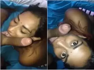 Today Exclusive-  Sexy Lankan Girl Blowjob