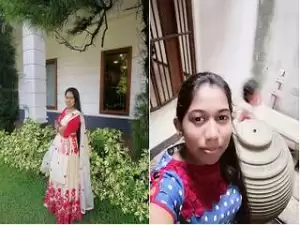 Today Exclusive- Cute Look Sri Lankan Girl Showing Her Boob and Pussy Fingering On video Call Part 4