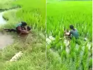 Today Exclusive- Desi Village Lover OutDoor Romance