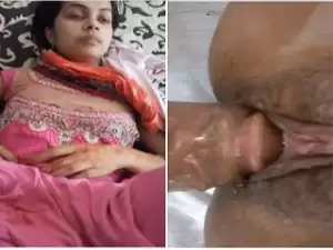 Today Exclusive- Hot look Desi Wife hard Fucked By Hubby part 1