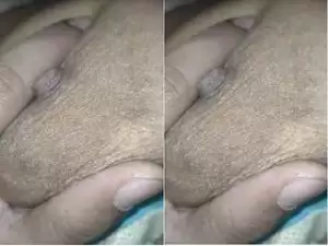 Today Exclusive- Desi Wife Boob Pressing By Hubby
