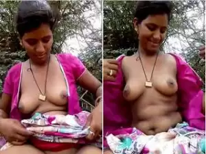 Exclusive- Desi Bahbi Showing Her Boobs and Ridding Lover Dick