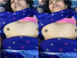 Today Exclusive- Super Sexy look Desi Bhabhi Tight Pussy hard Fucked By Dewar and Cum on her Body