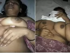 Today Exclusive- Horny Desi Bhabhi Boob Pressing And Pussy Capture By Hubby