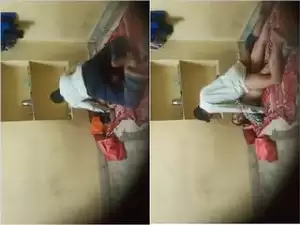 Today Exclusive- Desi Bahbhi Sex With Hubby Friend ReCord By Hidden Cam part 2