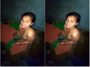 Today Exclusive- Desi Girl Nude Video Capture By lover