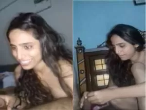 Today Exclusive- Super Hot Look Desi Girl Blowjob