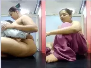 Today Exclusive- Desi Old Man Boob Sucking and Pussy Licking