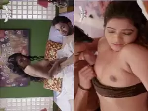 Today Exclusive- Hot Look Desi Girl Sex With Lover Father