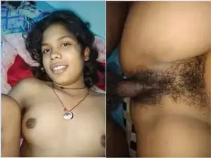 Today Exclusive- Desi Village Girl Tight Pussy hard Fucked By Lover
