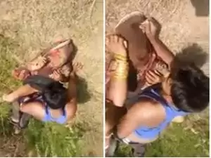 Today Exclusive-Desi Randi Bhabi outdoor Fuck