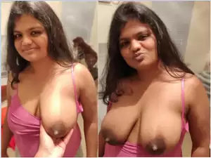 Exclusive- Sexy SriLankan Nri Girl Boobs Capture By lover