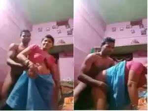 Today Exclusive- Desi Couple Standing Fuck