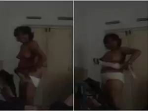 Today Exclusive- Lankan Call Girl Wearing Cloths after Sex