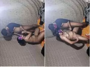 Today Exclusive- Horny Desi Couple Romance and Standing Fucking
