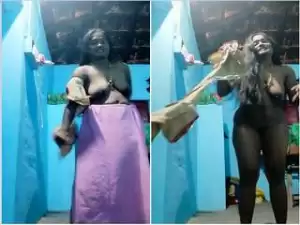 Today Exclusive- Sexy mallu Bhabhi Strip her Cloths and Showing her Boobs and Pussy