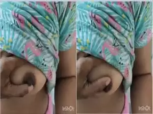 Today Exclusive- Desi Wife Boob Pressing by hubby