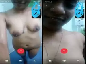 Today Exclusive- Desi Mallu Girl Showing Her Boobs and Pussy On Video Call Part 1