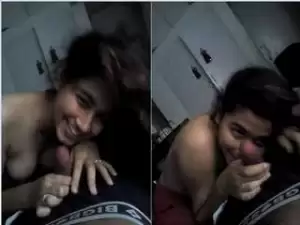 Today Exclusive- Hot Look Desi Girl Handjob
