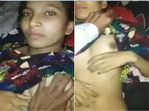 Today Exclusive- Desi Hot Look Girl Pussy Fingering and Hard Fucked By Lover