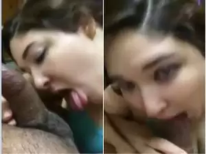 Today Exclusive-  Sexy Pak Wife Blowjob