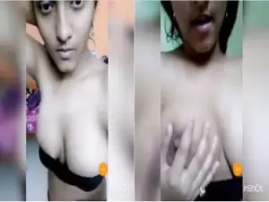 Cute Indian Girl Showing Her Boobs on Video Call