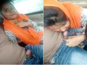 Today Exclusive- Hot Look Desi Girl  Blowjob