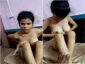 Today Exclusive- Hot Look Indian Girl Wearing Bra After Sex