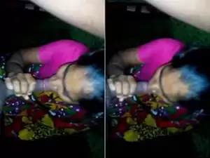 Today Exclusive- Desi Boudi Blowjob with Clear Audio