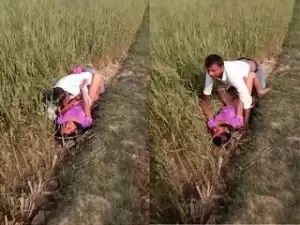 Today Exclusive-Desi Lover Outdoor Fucking Record By Village Guy