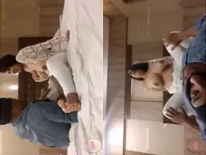 Today Exclusive-Desi Cheating Gf Blowjob and Hard Fucked By Lover With Audio