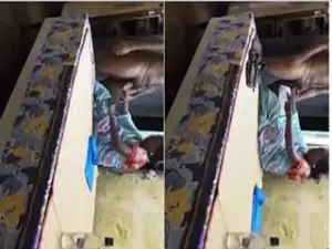 Today Exclusive- Desi Village maid Give Oil Handjob TO House Owner PArt 2