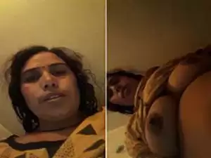 Today Exclusive- Horny Desi Bhabhi Record  Her Boob And Pussy Video