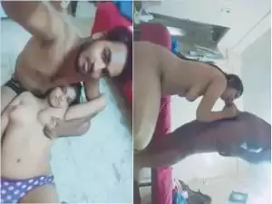 Today Exclusive- Desi Lover Romance and Blowjob