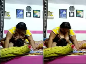 Indian Wife Boob Sucking By Hubby