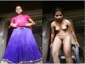 Today Exclusive-Desi Village Girl Record Her Nude Selfie