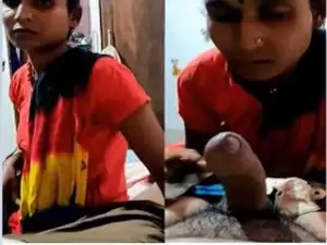 Today Exclusive-Sexy look Randi Bhabhi Blowjob