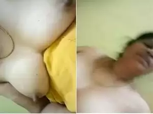 Today Exclusive- Mahalakshmi Aunty Showing Her Boobs And Pussy