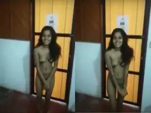Today Exclusive-Sexy lankan Girl Nude Video Capture By Lover