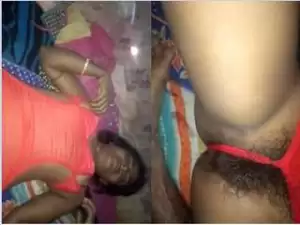 Today Exclusive- Desi Wife Boobs and Pussy Record By Hubby