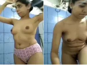 Today Exclusive- Cute Desi Girl Showing Her Boobs and Pussy Part 3