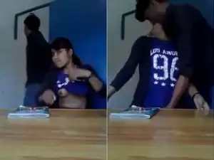 Today Exclusive- Desi Girl Boob sucking and Pussy Fingerring  By Teacher