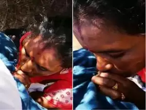 Today Exclusive- Desi Randi Outdoor Sucking Customer Dick