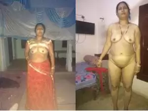 Today Exclusive-Sexy Desi Bhabhi Strip Her Cloths Part 1