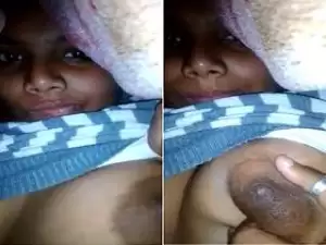 Today Exclusive- Horny Desi Girl Play with Her Big Boob and Pussy part 3