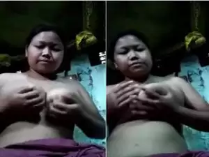 Today Exclusive-Horny Nepali Bhabhi Play With  Her Big Boobs