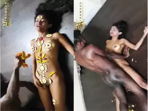 First On Net-DIRTY DESI FRUIT MASSAGE GIRL SUDIPA HARDCORE SEX